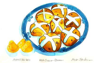 Fine Art Daily, Hot Cross Buns, Charles and Camilla