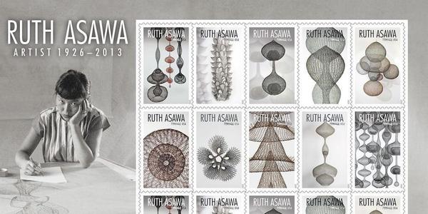 Ruth Asawa FOREVER stamps