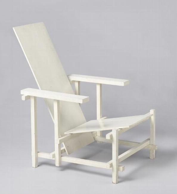 Chair, Gerrit T.  Rietveld, wood, paint, nails, ca.  1918 (design), 1923 ( production)