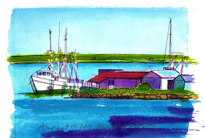 Fine Art Daily, Fishing Fleet in Fernandina Beach