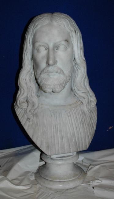 Bust of Christ by Edmonia Lewis, 1870.