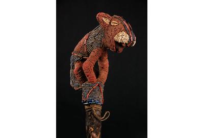 Babanki beaded headdress, Cameroon