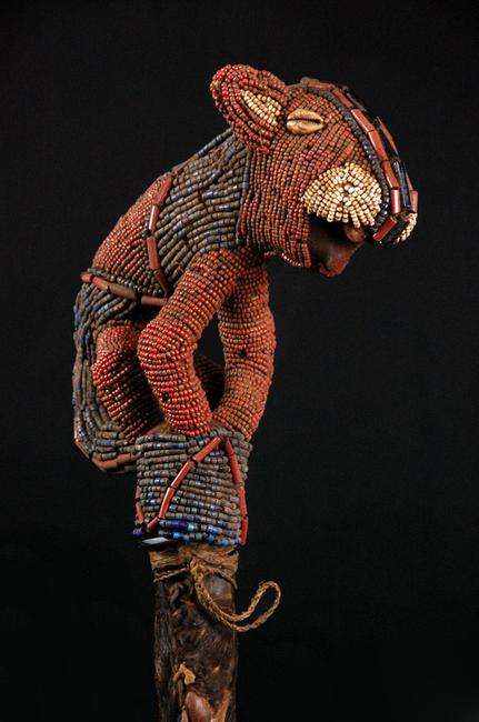 Babanki beaded headdress, Cameroon