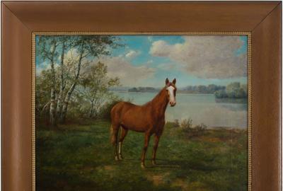 HORSE IN LANDSCAPE 