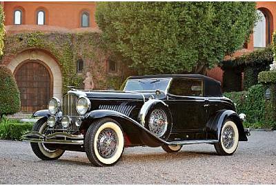 1933 Duesenberg Model J Torpedo Victoria Convertible