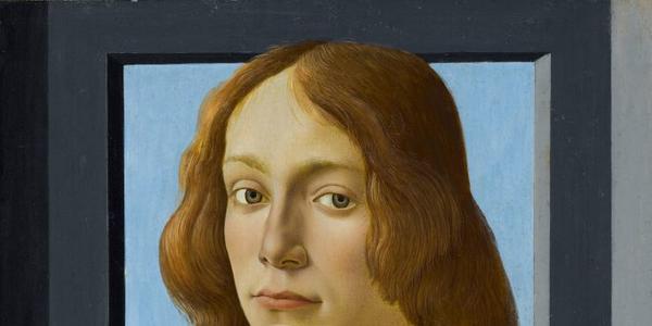 Botticelli’s “Portrait of a Young Man Holding a Roundel” (circa 1480).