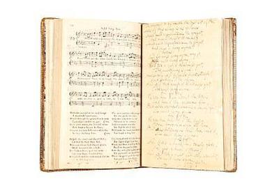 Robert Burns' Auld Lang Syne original manuscript and lyrics at Bonhams' auction in Edinburgh