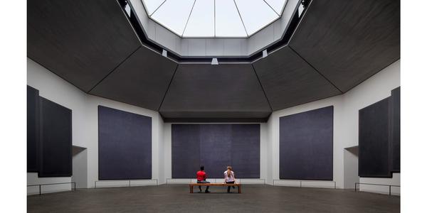 Rothko Chapel interior and new skylight.  © Elizabeth Felicella.  Courtesy Rothko Chapel.