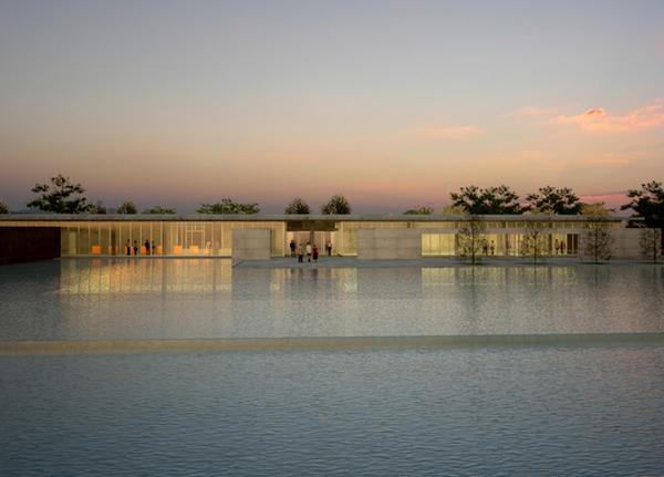 The new 42,600-square-foot Clark Center, designed by Pritzker Prize–winning architect Tadao Ando.