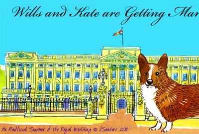 Fine Art Daily, Buckingham Palace, corgi