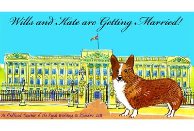 Fine Art Daily, Buckingham Palace, corgi