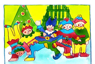 Fine Art Daily, Christmas elves