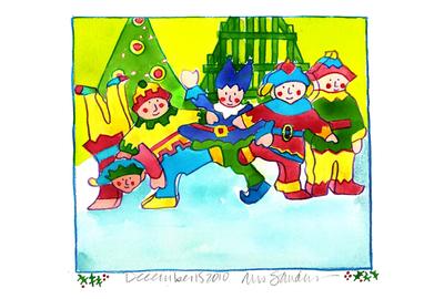 Fine Art Daily, Christmas elves