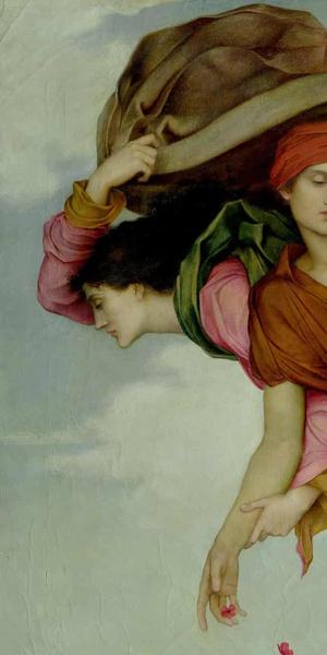 detail, Night and Sleep by Evelyn De Morgan.  Photograph: National Portrait Gallery