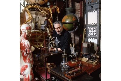 Elli Buk in his Soho shop