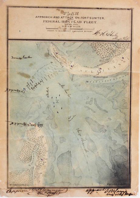 A rare confederate map by William Aiken Walker.