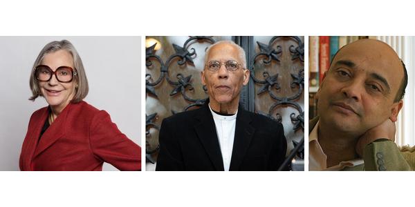 Left to right: Alice Walton, Martin Puryear, Kwame Anthony Appiah.  Photo of Mr.  Puryear by Francesca Bottazzin