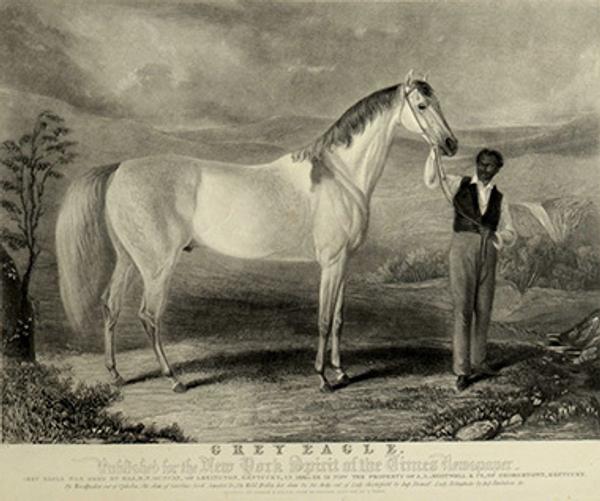 Circa 1830s engraving of Troye's famous painting.