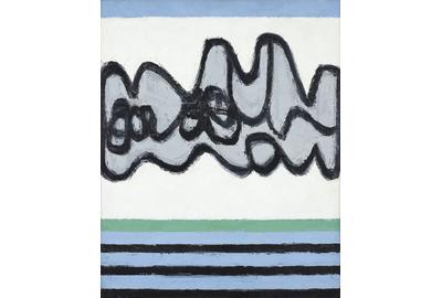 Raymond Hendler, Horizontal (No.  3), 1958, oil on canvas, 44 x 36 inches.