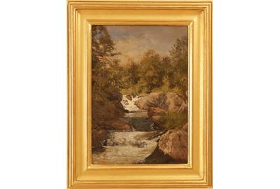 Whitewater Stream: OOB, 9.75 x 6.75 inches/Signed lower left