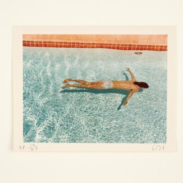 The top lot of the auction was a David Hockney photo portfolio from 1976, collection of Ileana Sonnabend, that earned $75,000.