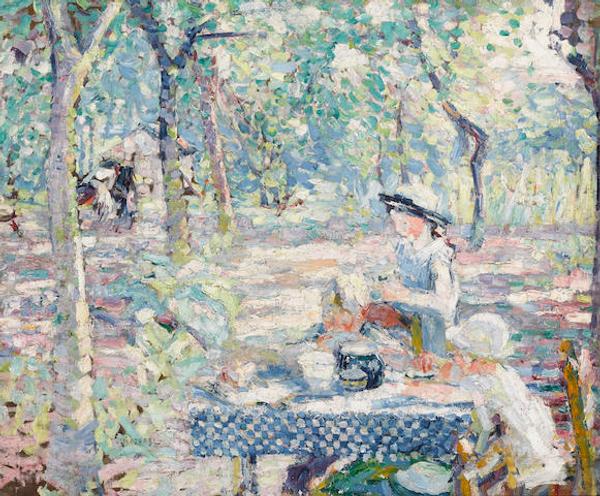 Joseph Raphael (1869-1950) Tea in the Orchard oil on canvas Painted circa 1916 (estimate: $400,000-600,000) 