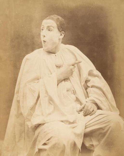 The Archives of Galerie Gérard Levy Nadar (Gaspard-Félix Tournachon) (1820-1910), and Nadar "Jeune" (Adrien Tournachon) (1825-1903) Charles Deburau, Mime, in Pierrot Costume, 1854-1855 (estimate: $60,000-80,000) 