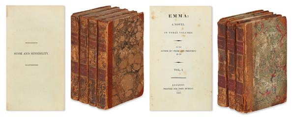 Jane Austen's Sense and Sensibility, 1811, earned $81,250.  Emma, 1816, sold for $27,500.