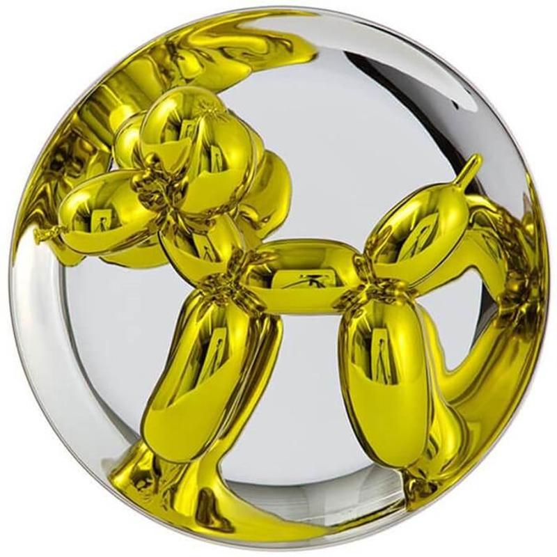 Jeff Koons Yellow Balloon Dog in Publisher's Packaging, 2015