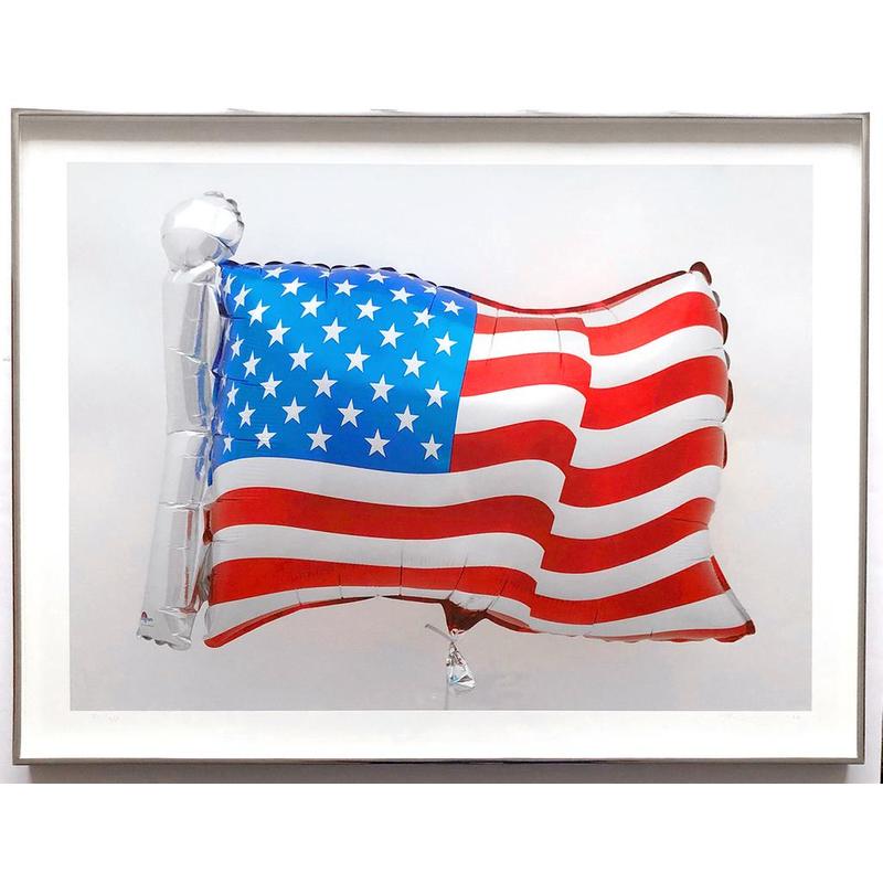 JEFF KOONS FLAG, 2020 Archival pigment print on Canson Plastine paper 