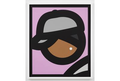 Julian Opie Paper Head