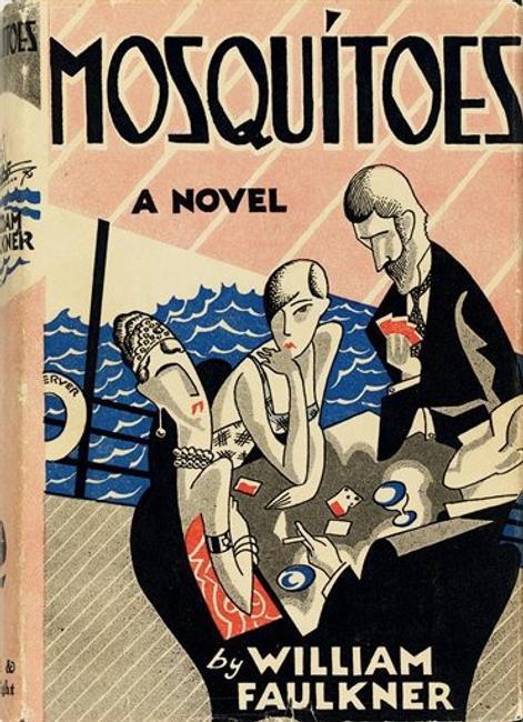 One of the rarest Faulkner volumes will be offered at Christie's on June 22.  The 1927 novel "Mosquitoes" (estimate: $20,000-30,000) is a first edition, first printing.