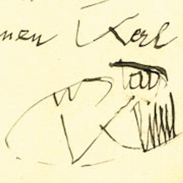 Gustav Klimt Autograph Quotation, 1913