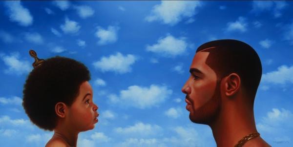 Kadir Nelson Drake: “Nothing Was the Same”, 2013 Oil on Linen, 62” x 30” Cash Money Records 