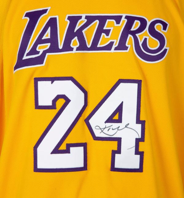 Kobe Bryant's Game Winning Items from his Illustrious Career with the Los Angeles Lakers Sold for Total $202,590 at Julien's Auctions.