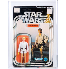 Star Wars 1978 “Double Telescoping” Luke Skywalker (AFA 90) figurine headlines the 2022 LCG Auctions Spring Premier Auction.  