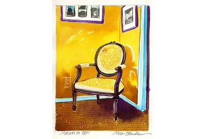 Fine Art Daily, new old chair