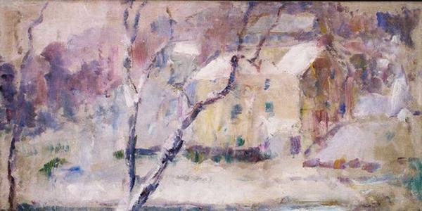 Paul Jean Martel, Addingham in the Snow, 1932, oil on canvas.