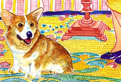 Fine Art Daily, Royal Wedding , corgi, Shortbread recipe