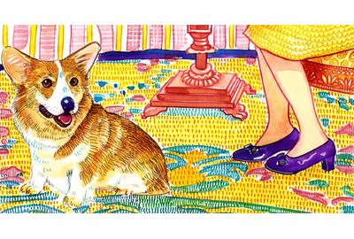 Fine Art Daily, Royal Wedding , corgi, Shortbread recipe