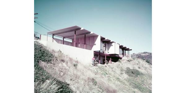 Photo taken by Julius Shulman of the Zack House in 1954