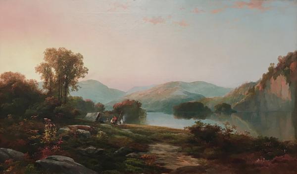 Lake Winnipesaukee, Edward & Thomas Moran, circa 1864