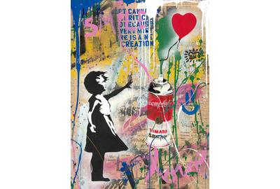 Mr.  Brainwash Balloon Girl