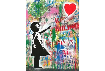 Mr.  Brainwash Balloon Girl - Galerie Frank Fluegel.