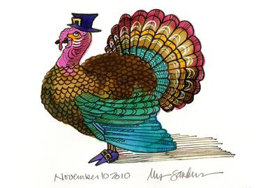 Turkey for placecard