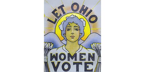 A 1913 poster by Cornelia Cassady Davis for women’s suffrage, in "The Art of Protest."