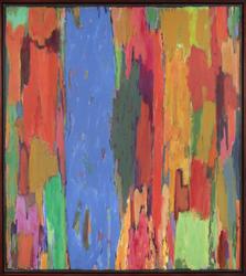 Untitled (AMA-12), 1985, acrylic on canvas, 56 1/4 x 50 1/4 inches.