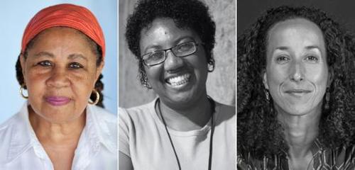 Jamaica Kincaid, Rosana Paulino (Photo: Celso Andrade), and Cheryl Finley (Photo: Gediyon Kifle) 