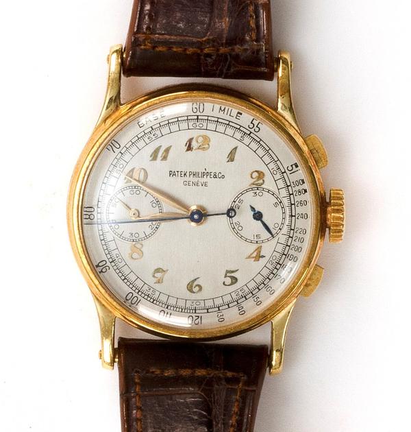 Eldred's sold a rare Patek Philippe split second chronograph watch for $276,000 on Saturday.