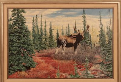 Robert Pease (1925 - 2004): Wilderness Lord - Oil on canvas, 20 x 29.5 inches/Signed lower left